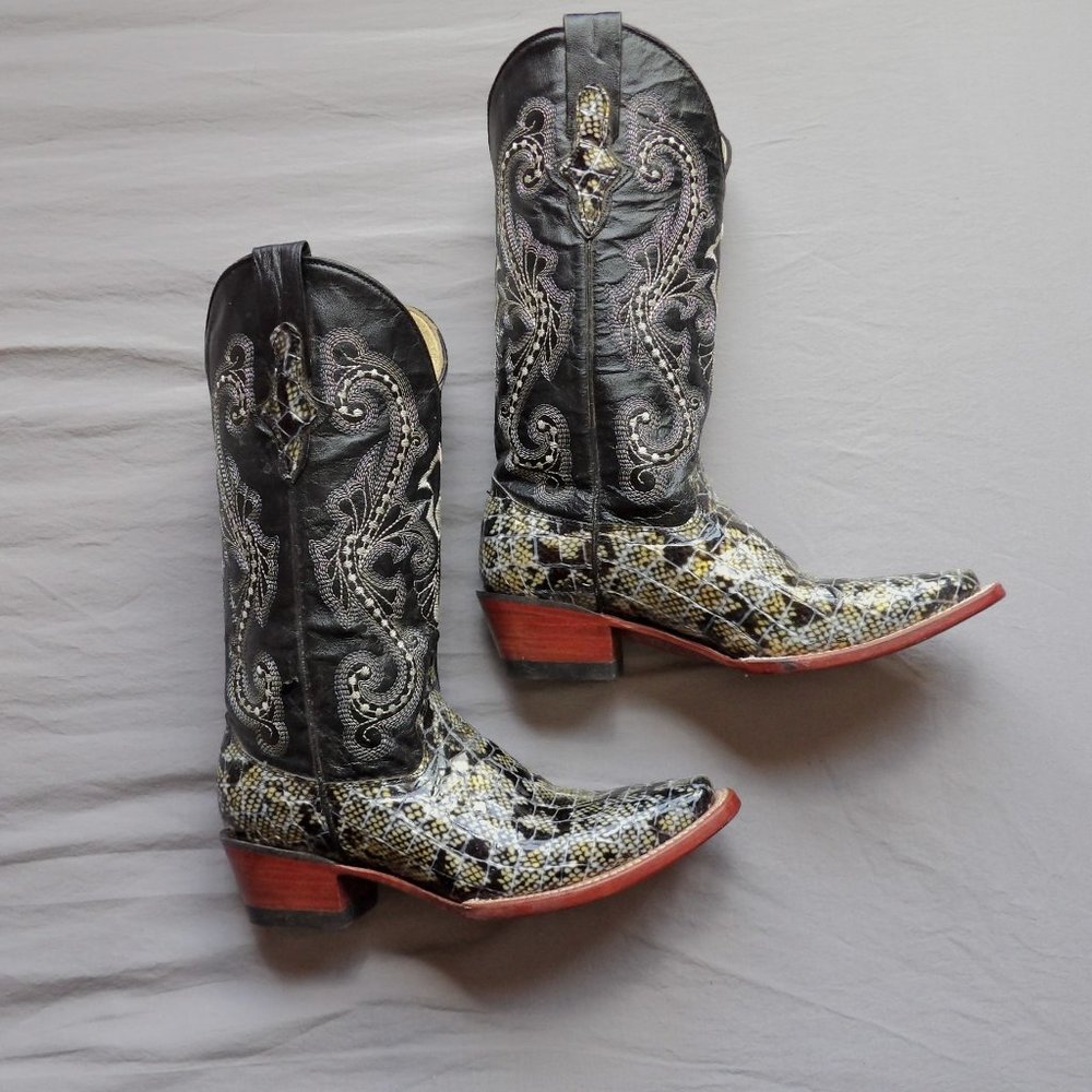 Ferrini Python Print Boots - image 2
